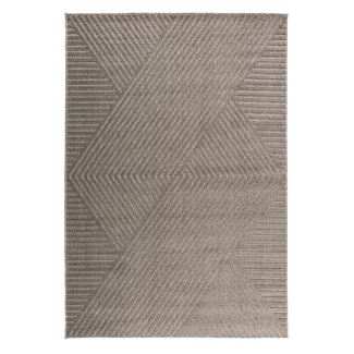 Hoogpolig Vloerkleed Ariana Bruin