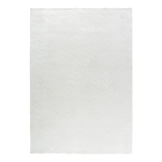 Hoogpolig Vloerkleed Tahan Wit