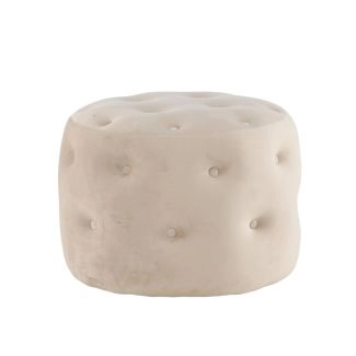 Poef Violetta Wit