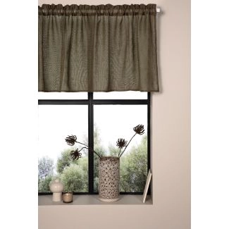 Linnen-look Gordijn 1-pack Vardoft Bruin