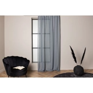 Linnen-look Gordijn 2-pack Vardoft Grijs