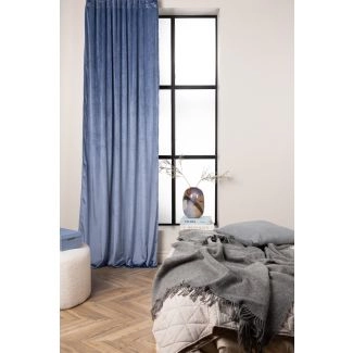 Gordijn Van Fluweel 2-pack Lavendelvind Blauw