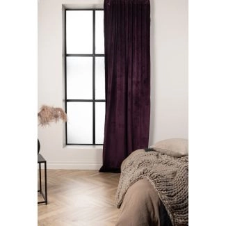 Gordijn Van Fluweel 2-pack Lavendelvind Paars