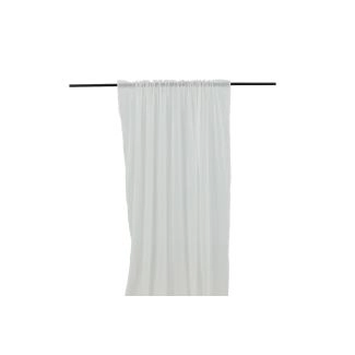 Linnen-look Gordijn 2-pack Rosendimma Wit