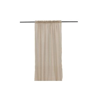 Linnen-look Gordijn 2-pack Rosendimma Beige