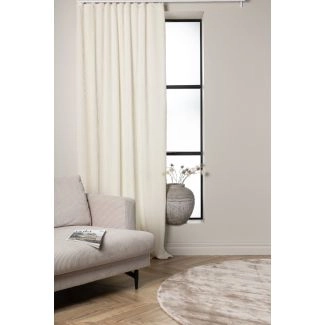 Ruimteverduisterende Fluweel Gordijn 2-pack Kristallglans Gebroken wit