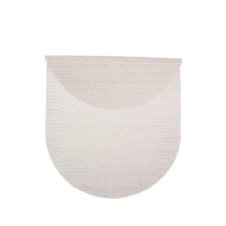 Ovaal Hilda Wit Hoogpolig Vloerkleed