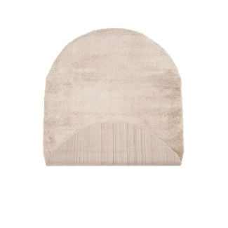 Ovaal Nora Beige Hoogpolig Vloerkleed