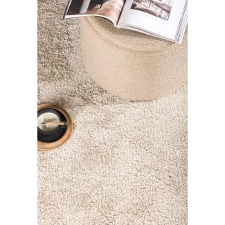 Hoogpolig Vloerkleed Nora Beige