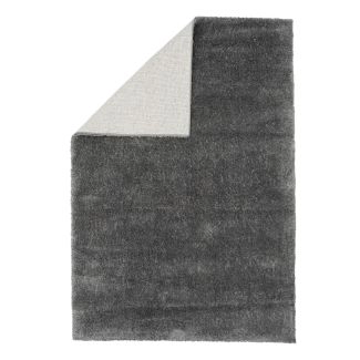 Hoogpolig Vloerkleed Nora Donkergrijs