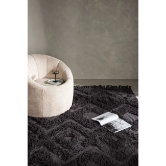 Katoenen Vloerkleed Rio Grijs