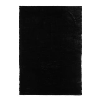 Hoogpolig Vloerkleed Elton Zwart