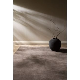 Wollen Vloerkleed Lenira Bruin