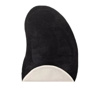 Wollen Vloerkleed Loas Zwart