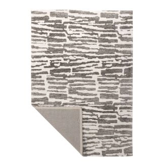 Hoogpolig Vloerkleed Lira Grijs