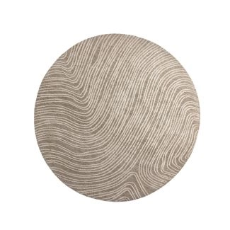 Rond Granby Beige Hoogpolig Vloerkleed