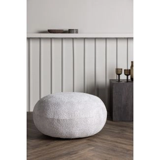 Poef Tharnwick Lichtgrijs