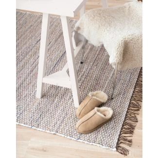 Katoenen Vloerkleed Assur Beige
