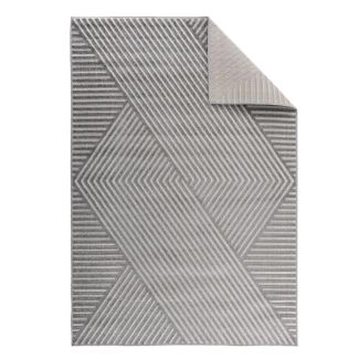 Hoogpolig Vloerkleed Ariana Grijs