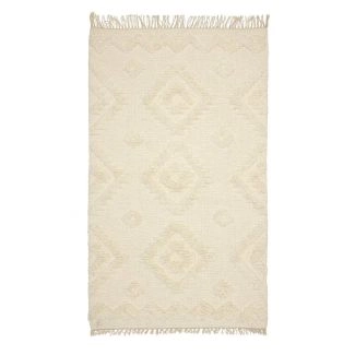 Wollen Vloerkleed Adrienne Wit