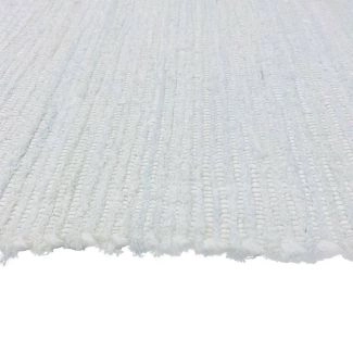 Katoenen Vloerkleed Alva Wit