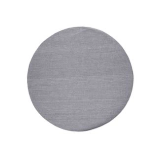Rond Anata Lichtgrijs Wollen Vloerkleed