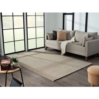 Wilton Vloerkleed Bella Spin Donkerbeige