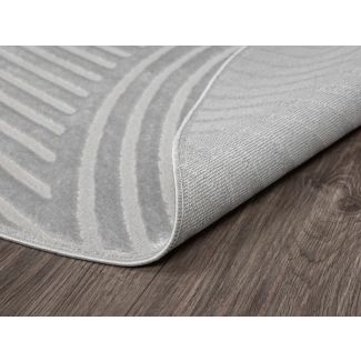 Rond Bella Zen Grijs Wilton Vloerkleed