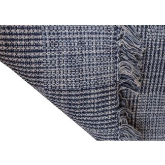 Katoenen Vloerkleed Der Blauw