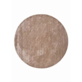 Rond Brillo Beige Katoenen Vloerkleed