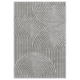 Hoogpolig Vloerkleed Brolly Bene Grijs