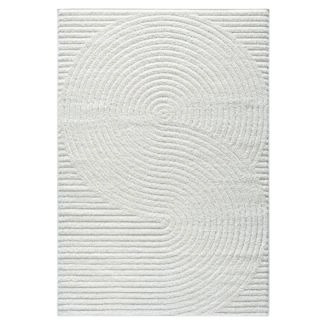 Hoogpolig Vloerkleed Brolly Curl Crème