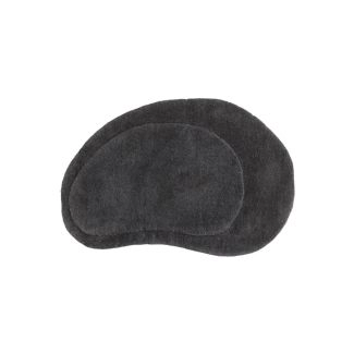 Ovaal Calcolo Grijs Deurmat