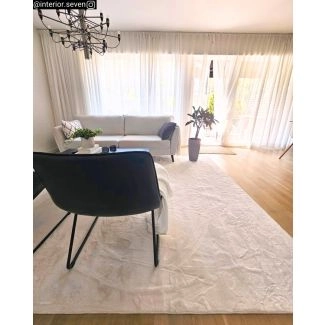 Wasbaar Pelskleed Cat Gebroken wit