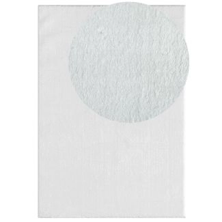 Wasbaar Zacht Hoogpolig Vloerkleed Cloudy Wit