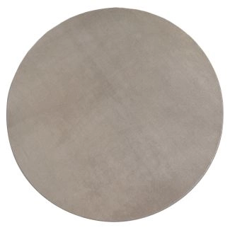 Rond Comfy Greige Wasbaar Hoogpolig Vloerkleed