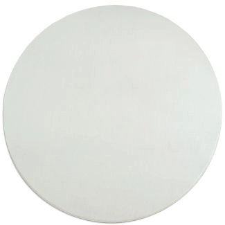 Rond Comfy Gebroken wit Wasbaar Hoogpolig Vloerkleed