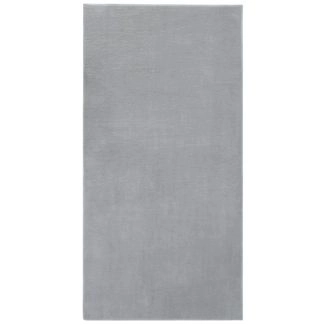 Loper Comfy Zilver Wasbaar Hoogpolig Vloerkleed