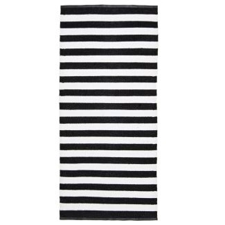 Kunststof Vloerkleed Bennett Zwart