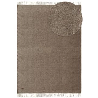 Wollen Vloerkleed Dalen Bruin