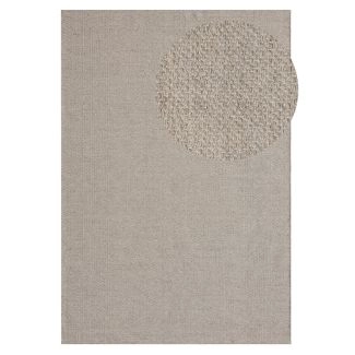 Wollen Vloerkleed Molly Donkerbeige