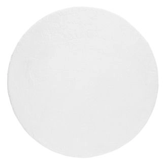 Rond Eline Wit Hoogpolig Vloerkleed