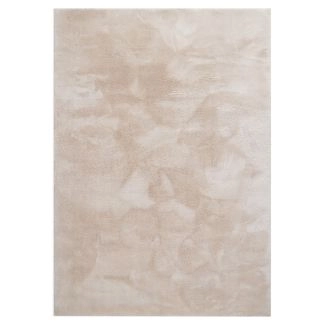 Wasbaar Zacht Hoogpolig Vloerkleed Fluffy Beige