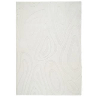 Wasbaar Zacht Hoogpolig Vloerkleed Fuzzy Meia Gebroken wit