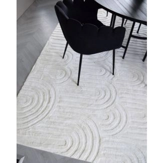 Wasbaar Zacht Hoogpolig Vloerkleed Fuzzy Soma Gebroken wit