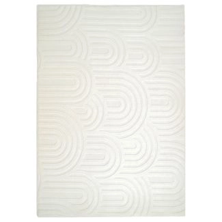 Wasbaar Zacht Hoogpolig Vloerkleed Fuzzy Soma Gebroken wit