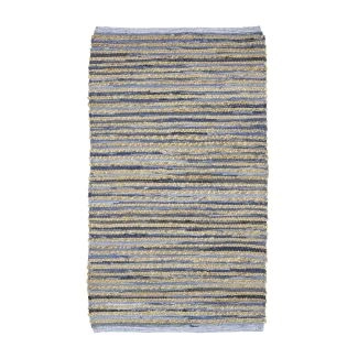 Katoenen Vloerkleed Kishion Blauw