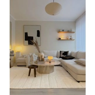 Wollen Vloerkleed Jofrid Klay Gebroken wit