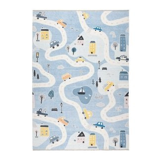 Kindervloerkleed Arabella Blauw