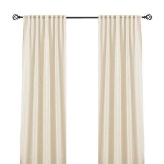 Linnen-look Gordijn 2-pack Kristina Beige